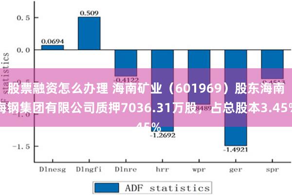 股票融资怎么办理 海南矿业（601969）股东海南海钢集团有限公司质押7036.31万股，占总股本3.45%