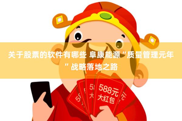   关于股票的软件有哪些 阜康能源“质量管理元年”战略落地之路